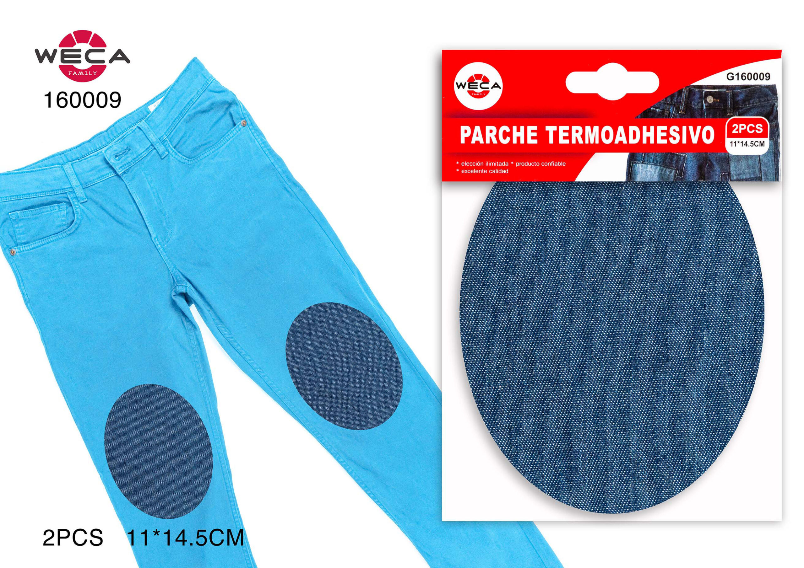 PARCHE DE FANELA TERMOADHESIVO 10 COLORES 14*9.5 – Weca Family